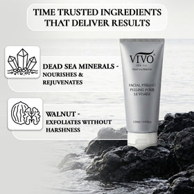 Vivo Per Lei spa lifestyle setting conveying relaxing skincare routine