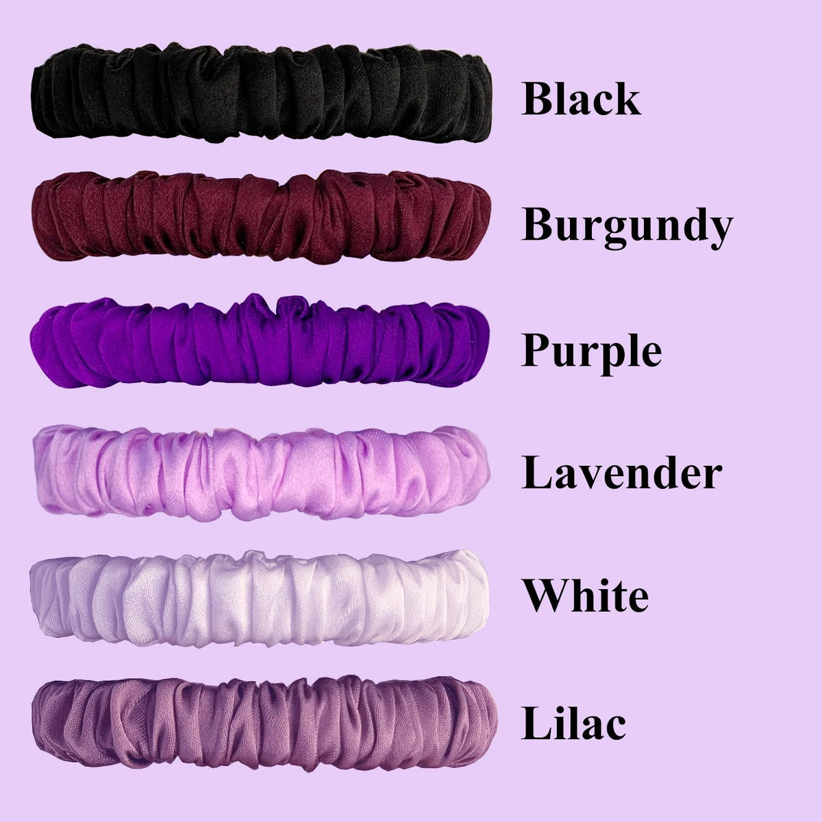 VLOMOT color array flatlay displaying six shades for outfit coordination