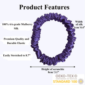 VLOMOT scrunchie worn on wrist showing practicality and soft feel