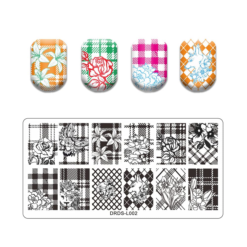 VNC stamping process on a nail showing quick, salon-style results