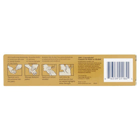 VO5 bottle close-up label highlighting oils and vitamins