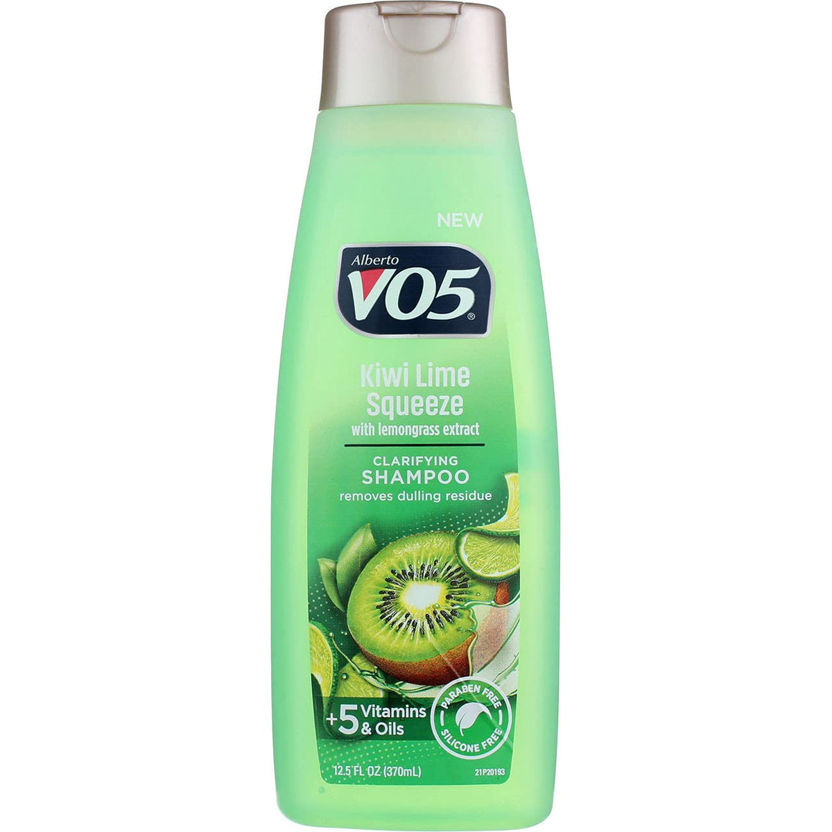 VO5 label close-up highlighting product name and scent for clarity