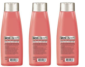 VO5 close-up of pump and foamy lather demonstrating gentle volumizing cleanse