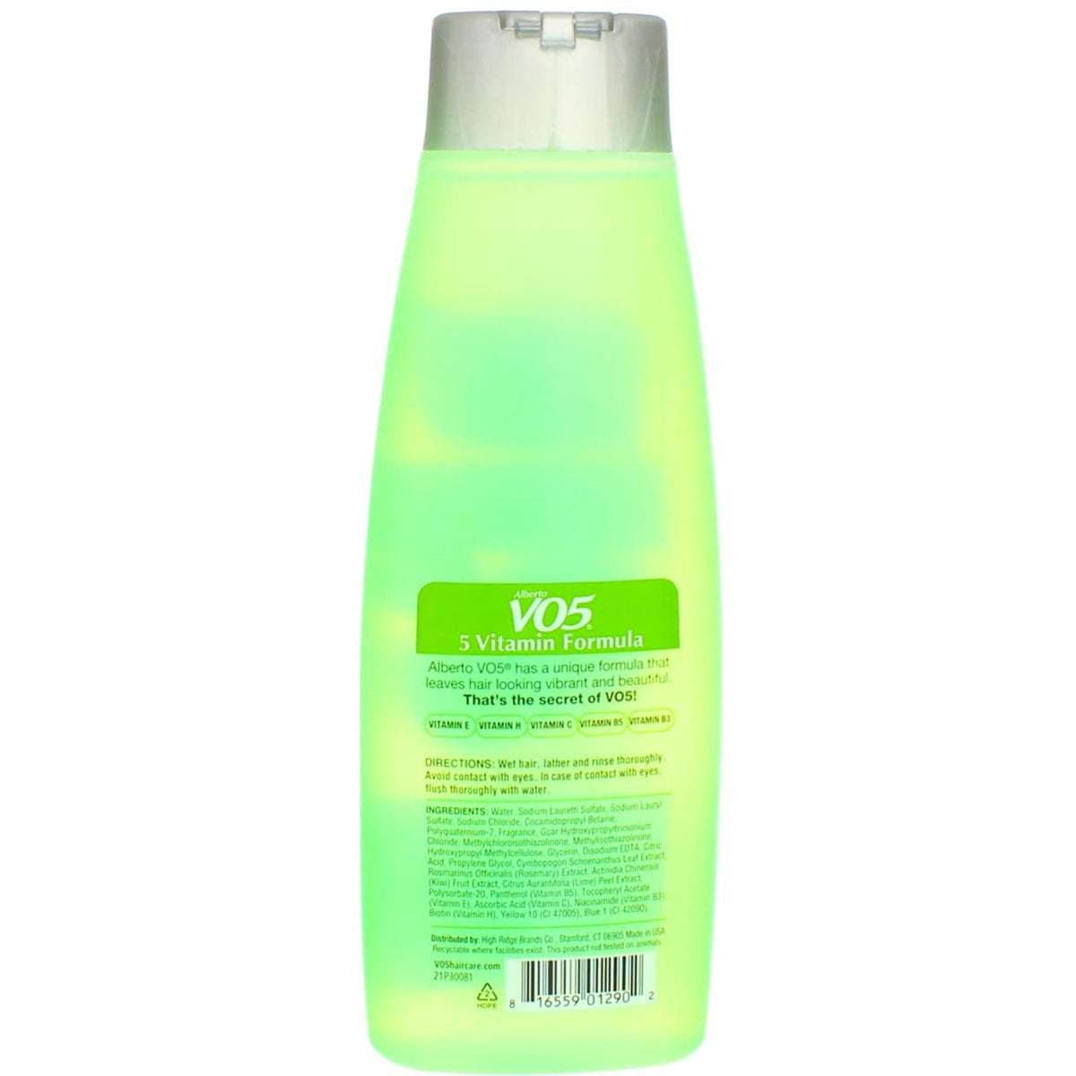 VO5 salon bottles lined up indicating professional quantity and supply