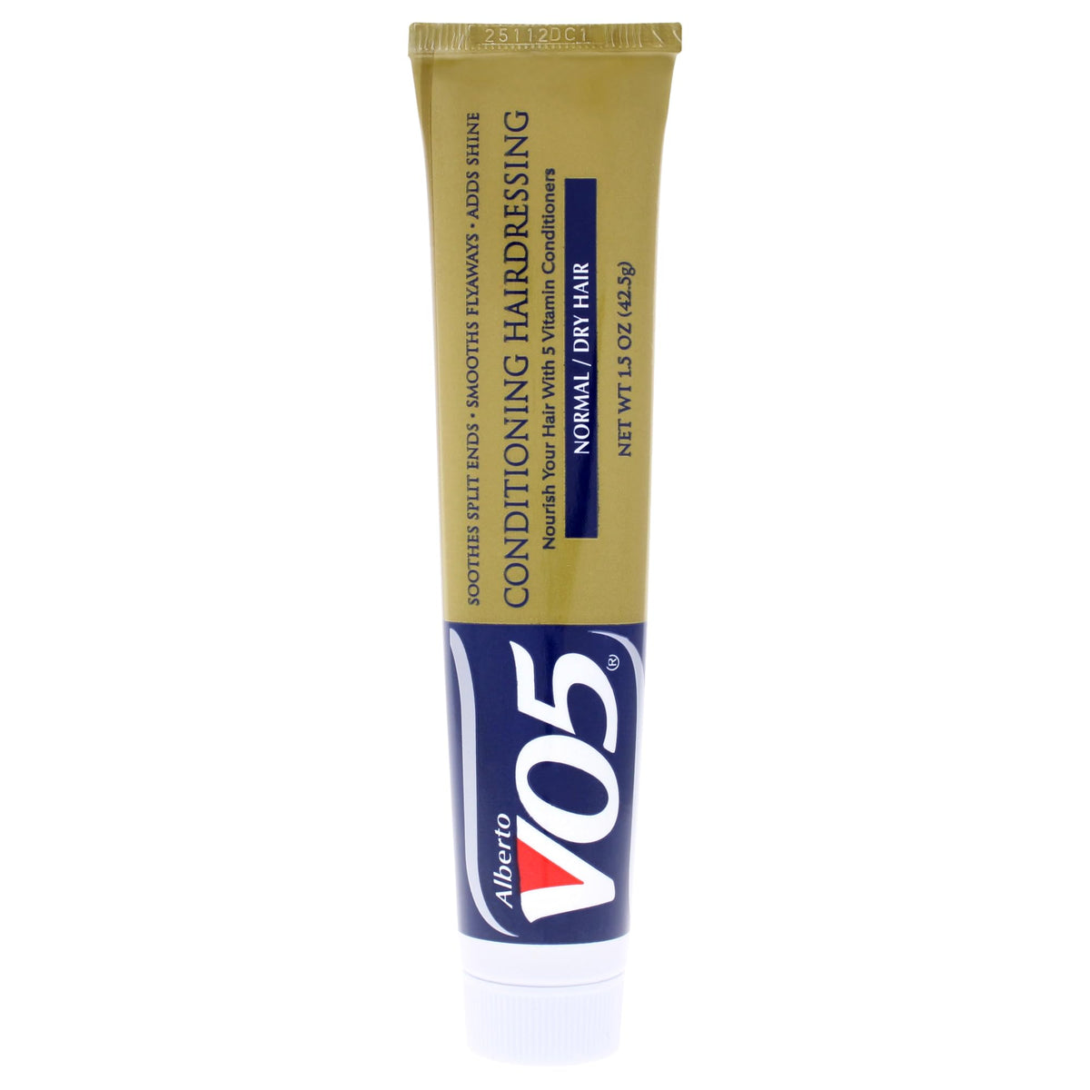 VO5 texture closeup of creamy concentrate on fingers demonstrating smooth, non-greasy finish