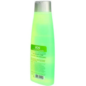 VO5 bottle in travel bag showing compact size and portability