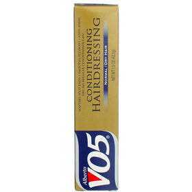 VO5 close-up of tube label highlighting concentrated formula
