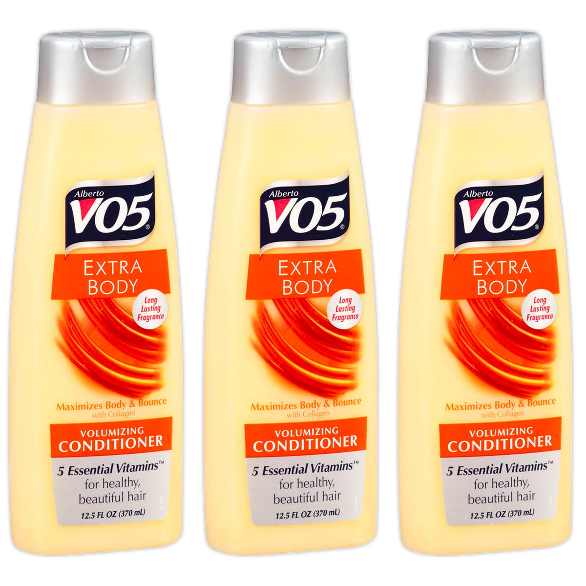 VO5 front bottle view showing label and volumizing benefit