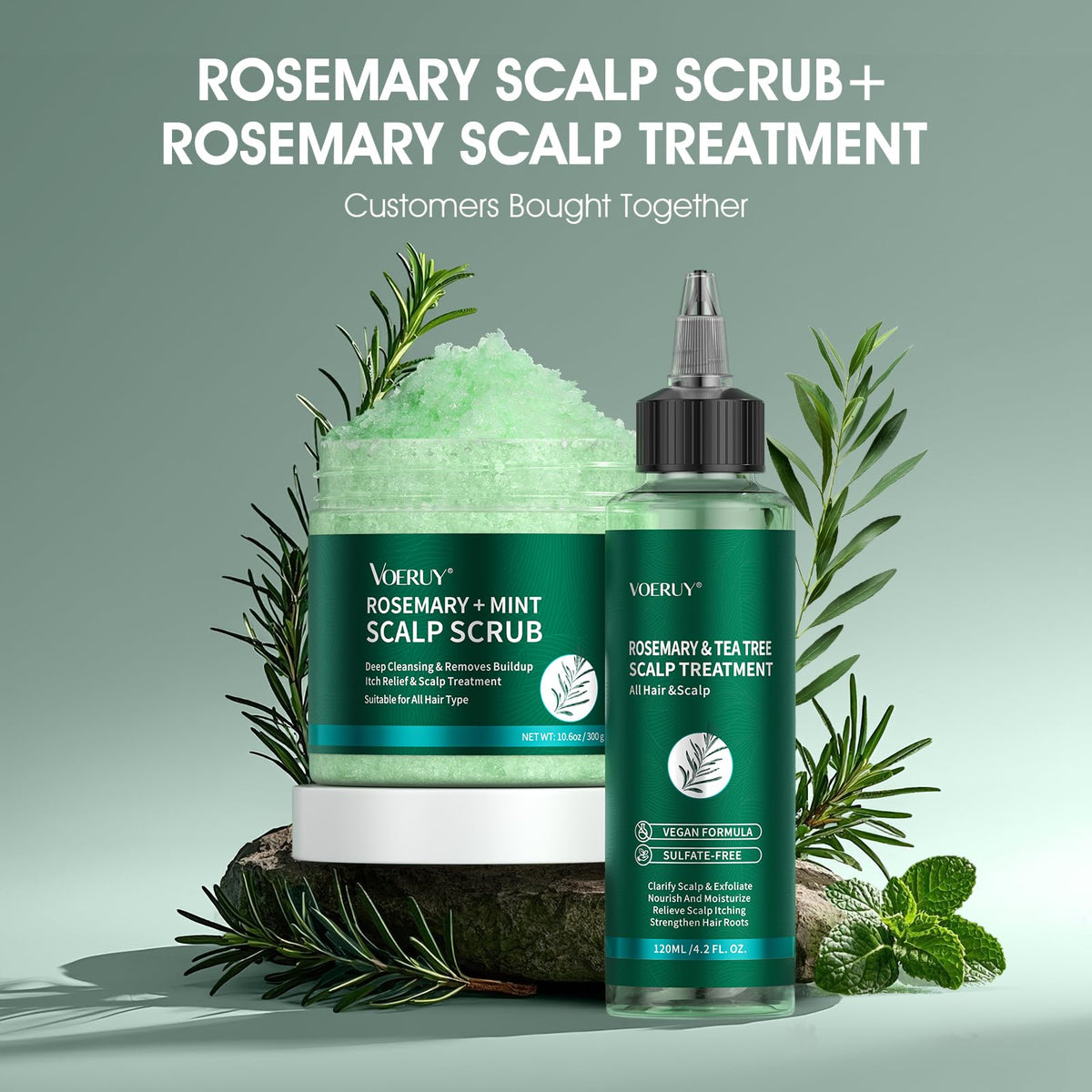 VOERUY placed on bathroom shelf in lifestyle setting for daily routine and freshness benefit