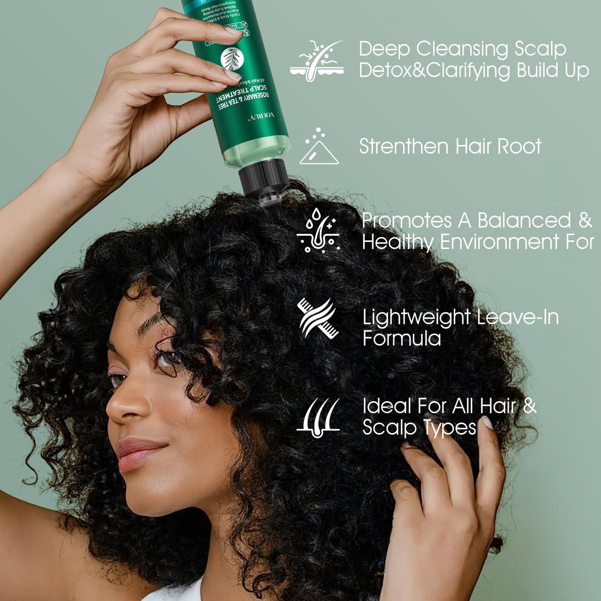 VOERUY texture droplet on hand illustrating lightweight, non-greasy finish for fast absorption
