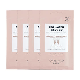 VOESH front packaging of collagen gloves showing product and benefits