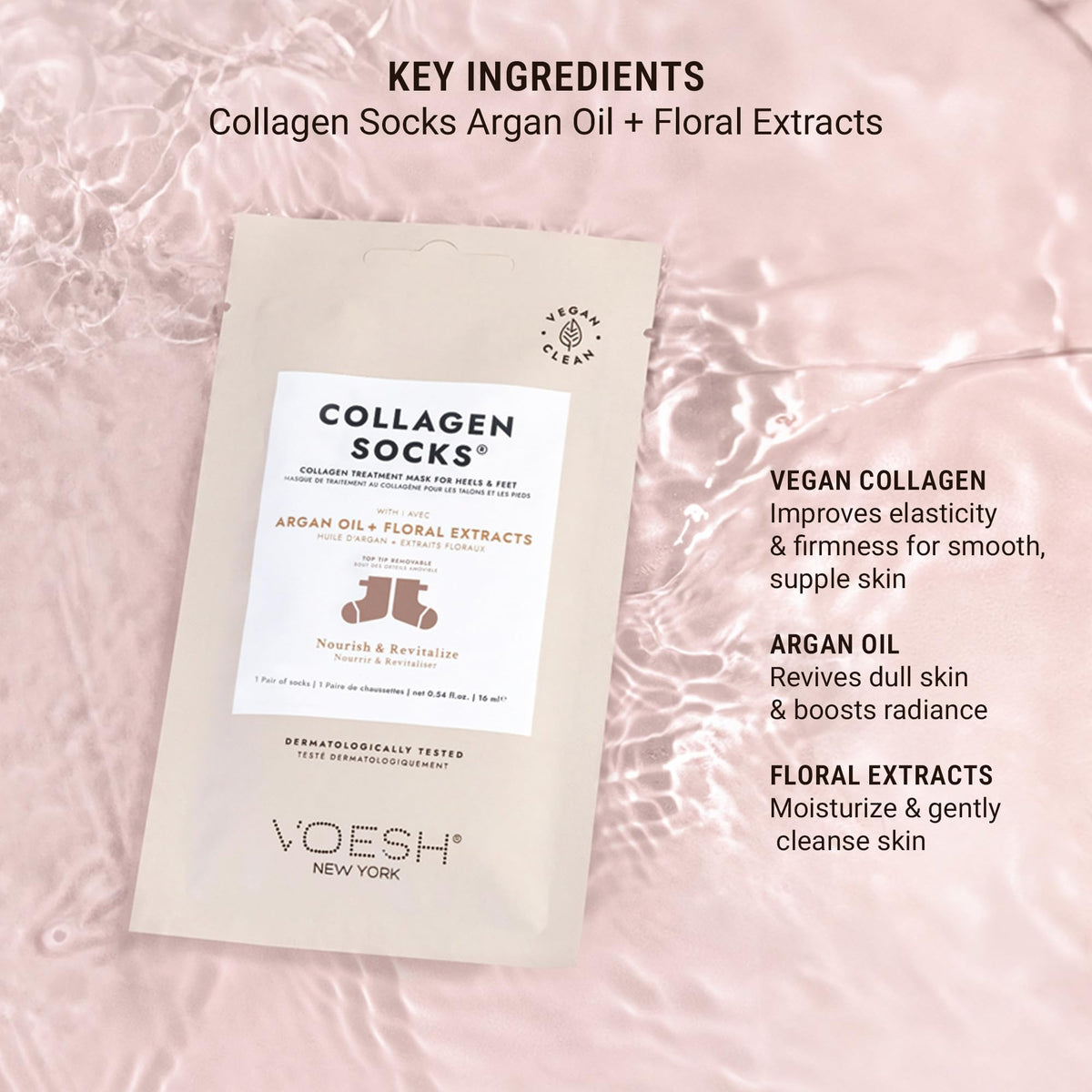 VOESH socks worn at home demonstrating convenient, quick hydration