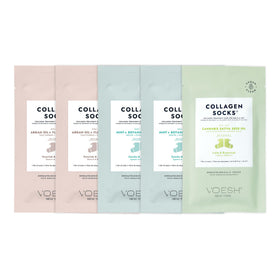 VOESH front packaging showing five-pack and product benefits for quick hydration