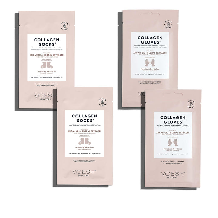 VOESH front packaging showing gloves and socks for instant hydration benefit
