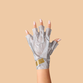 VOESH perforated fingertip and toe design enabling manicure access benefit