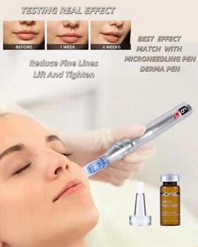 VOFEL ampoule with dropper dispensing serum, precise dosing and easy application