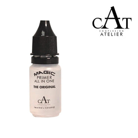 Vogen CAT Magic Primer texture close-up highlighting transparent, lightweight formula benefit