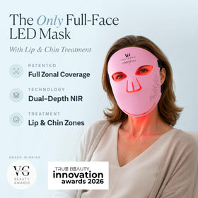 VogueNow mask lower-face contour highlighting chin and lip coverage for improved results