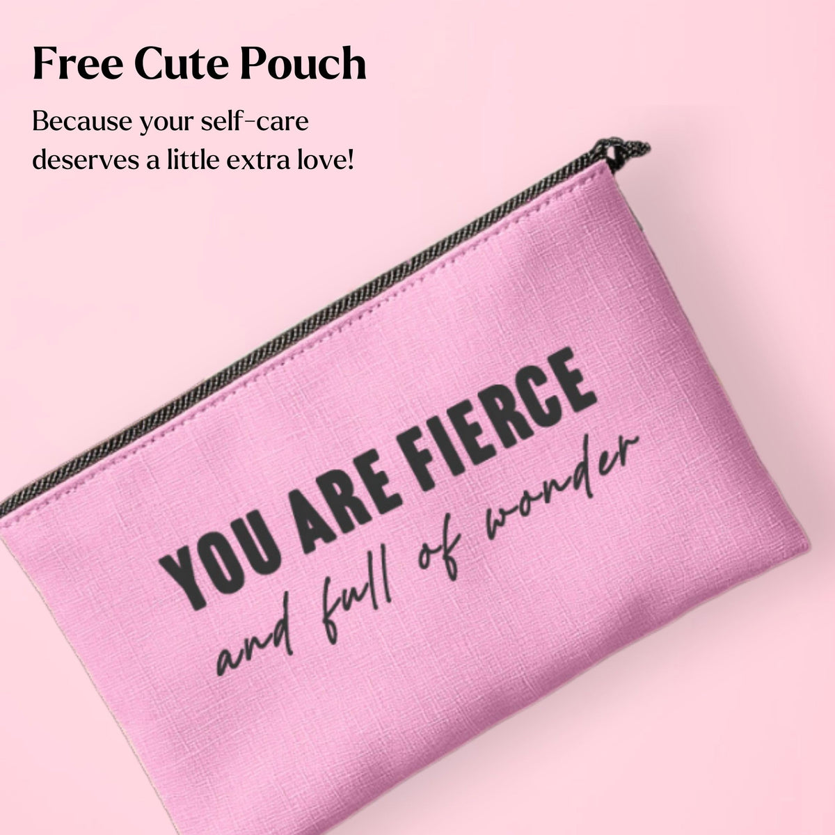 VogueNow gift pouch with bow, shows ready-to-present packaging for special occasions
