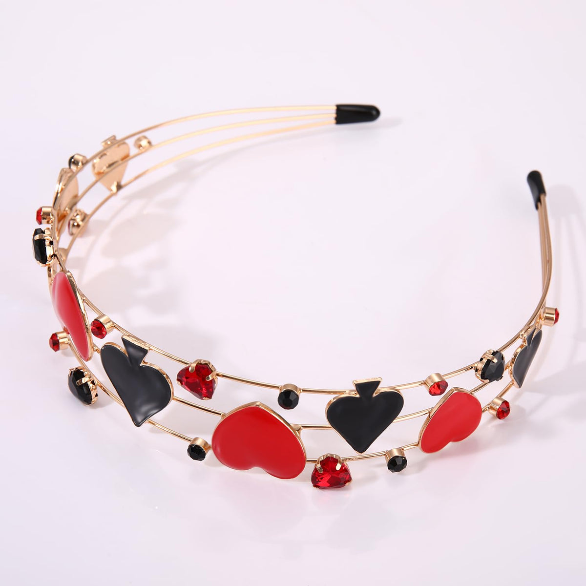 vokone headband worn at a party delivering festive gothic flair