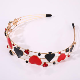 vokone headband worn at a party delivering festive gothic flair
