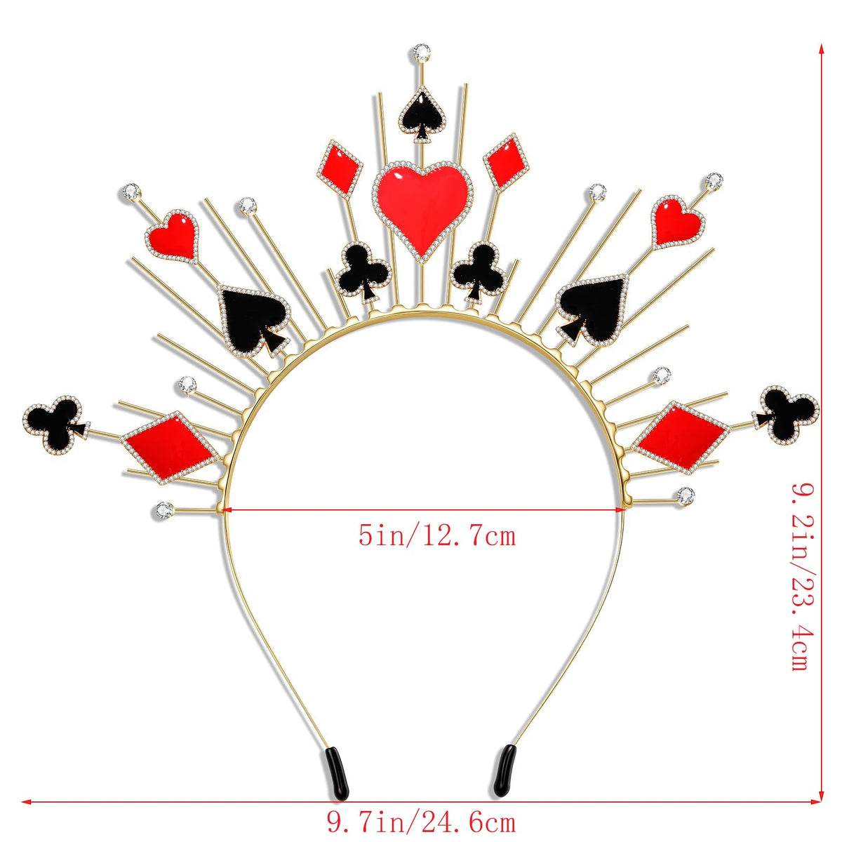 vokone headband next to ruler shows size and accurate dimensions