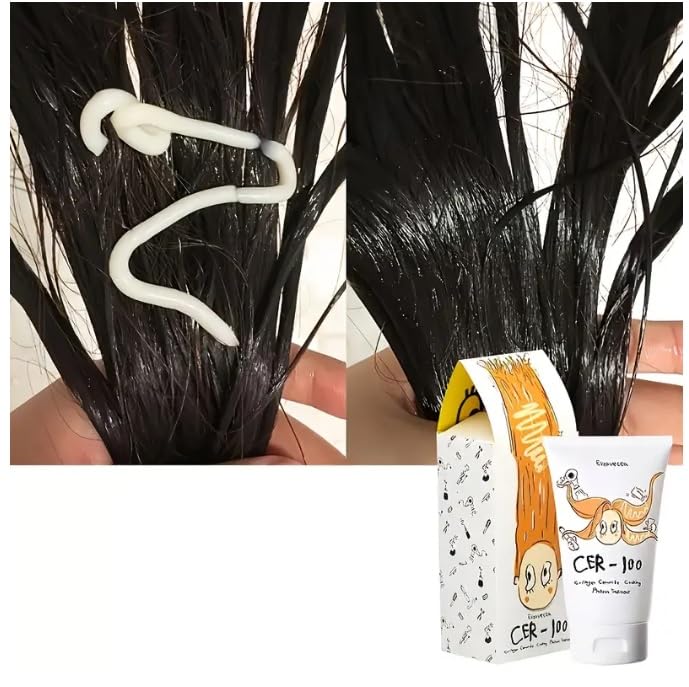 Voltafas mask applying in shower on damp hair for intense repair and detangling