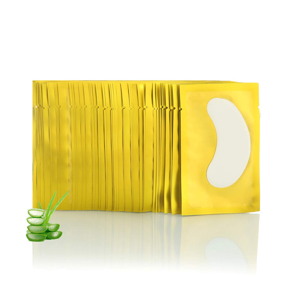 Voncasen front packaging showing 100 pairs gold pads and hygienic benefits