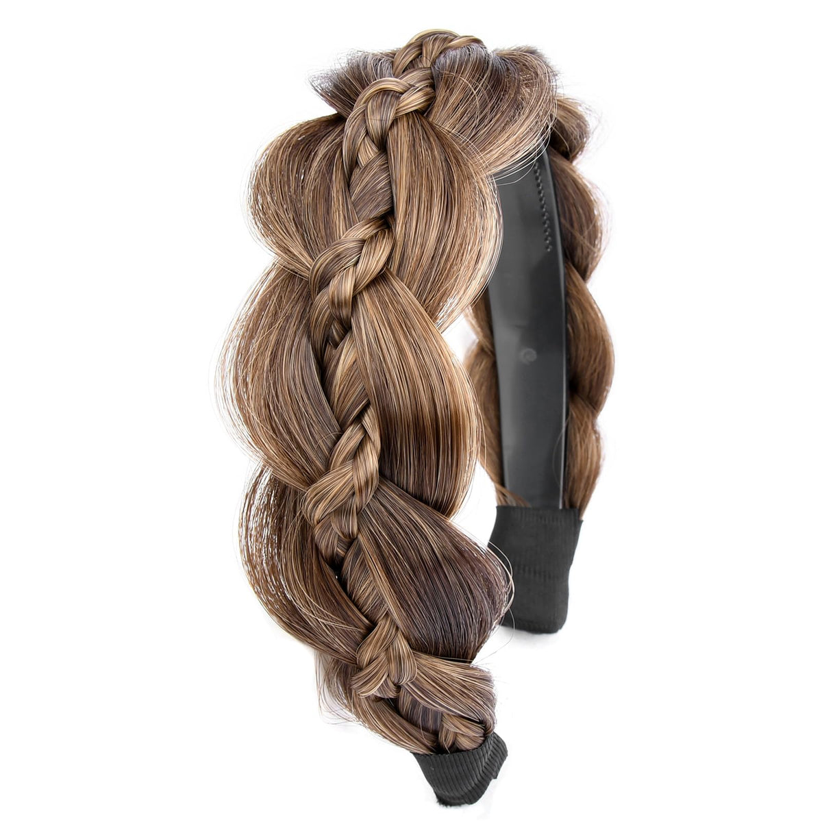 VOPPIS claybank front packaging showing braided headband benefits