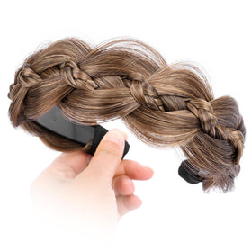 VOPPIS claybank worn side profile adding instant braided volume