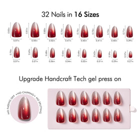 VSALON layout of 16 sizes for precise fit and better adhesion