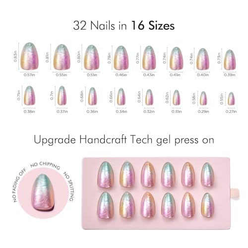 VSALON side profile of short almond shape for comfortable fit