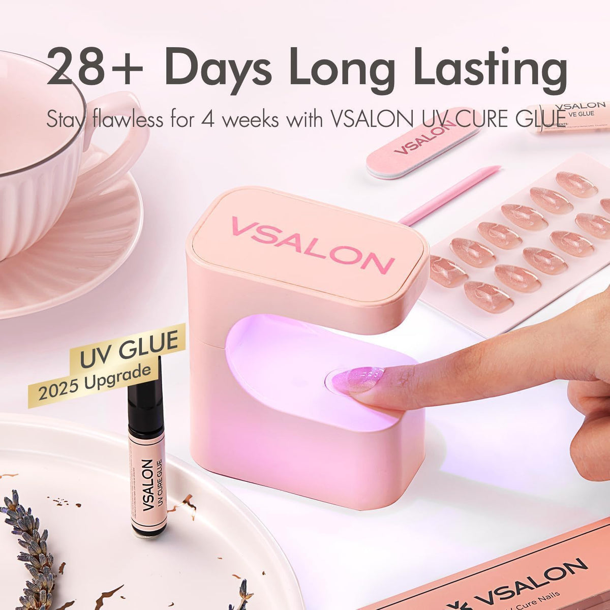 VSALON storage box with reusable nails emphasizing organized reuse