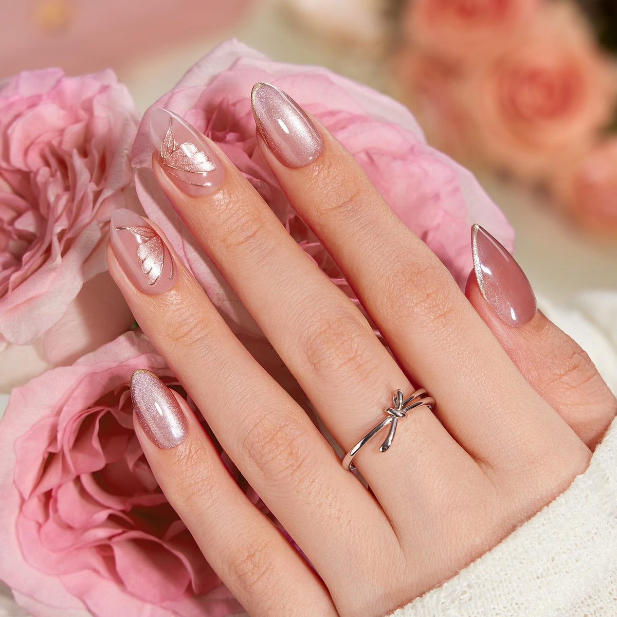 VSALON semi-transparent texture showing pink cat eye depth and gloss