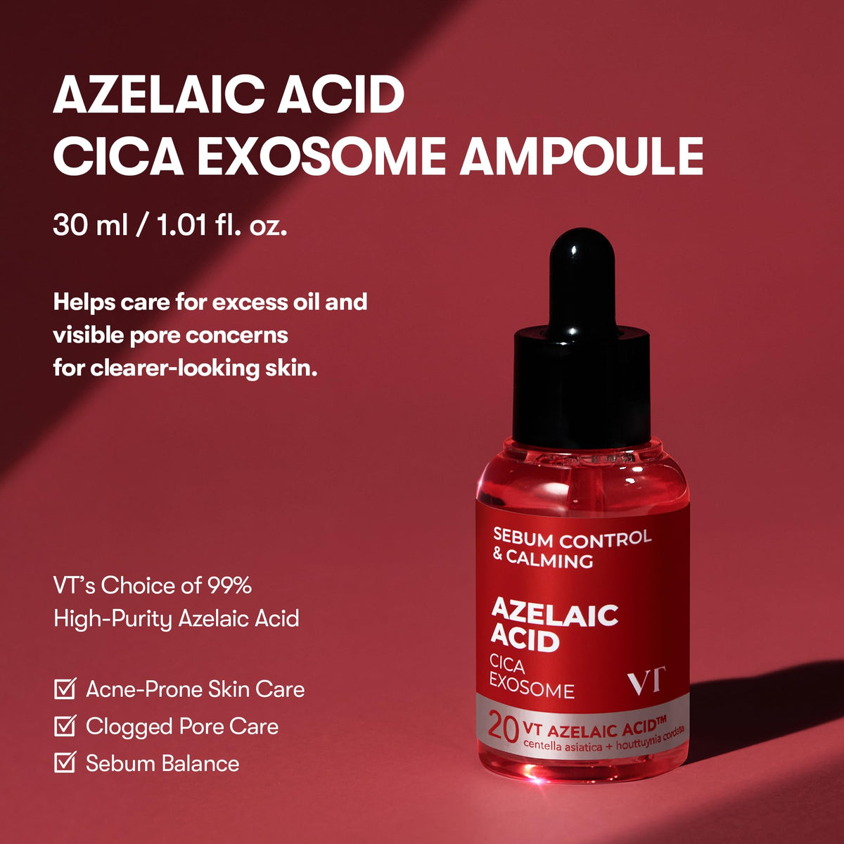 VT COSMETICS dropper close-up delivering precise serum application benefit