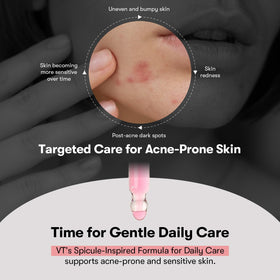 VT COSMETICS lightweight serum texture pooled on surface for quick absorption