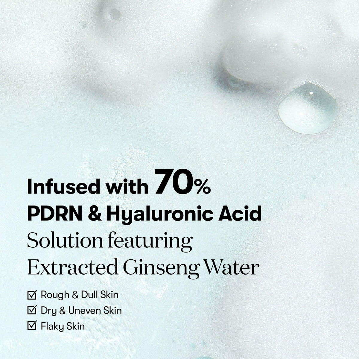 VT COSMETICS foam texture detail demonstrating airy bubbles and quick absorption benefit