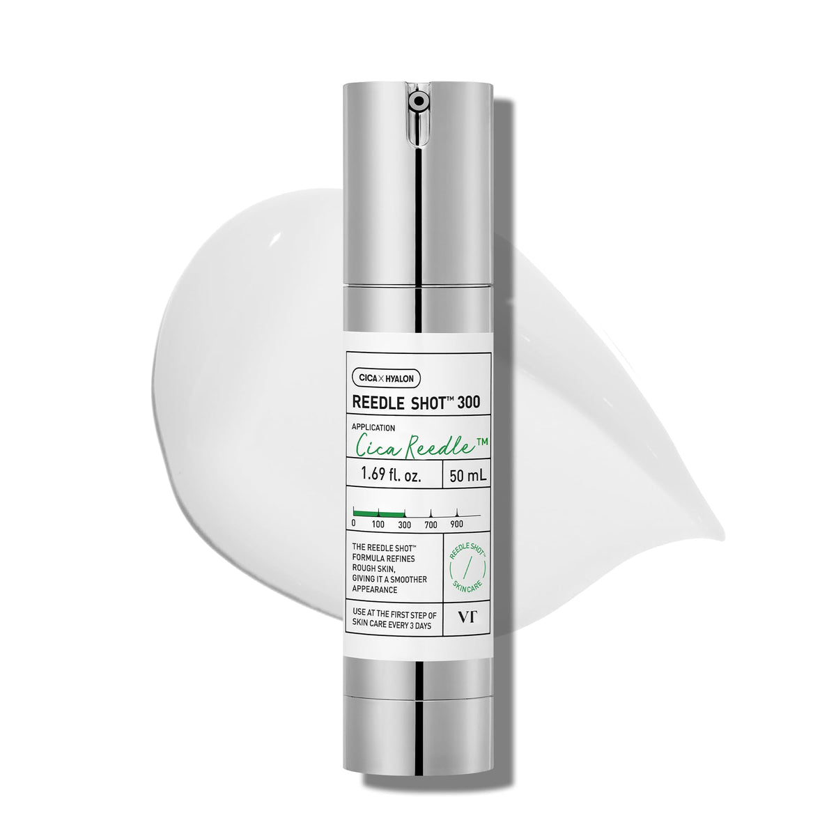 VT COSMETICS Cica Reedle Shot front packaging showing bottle and box for easy identification and benefits