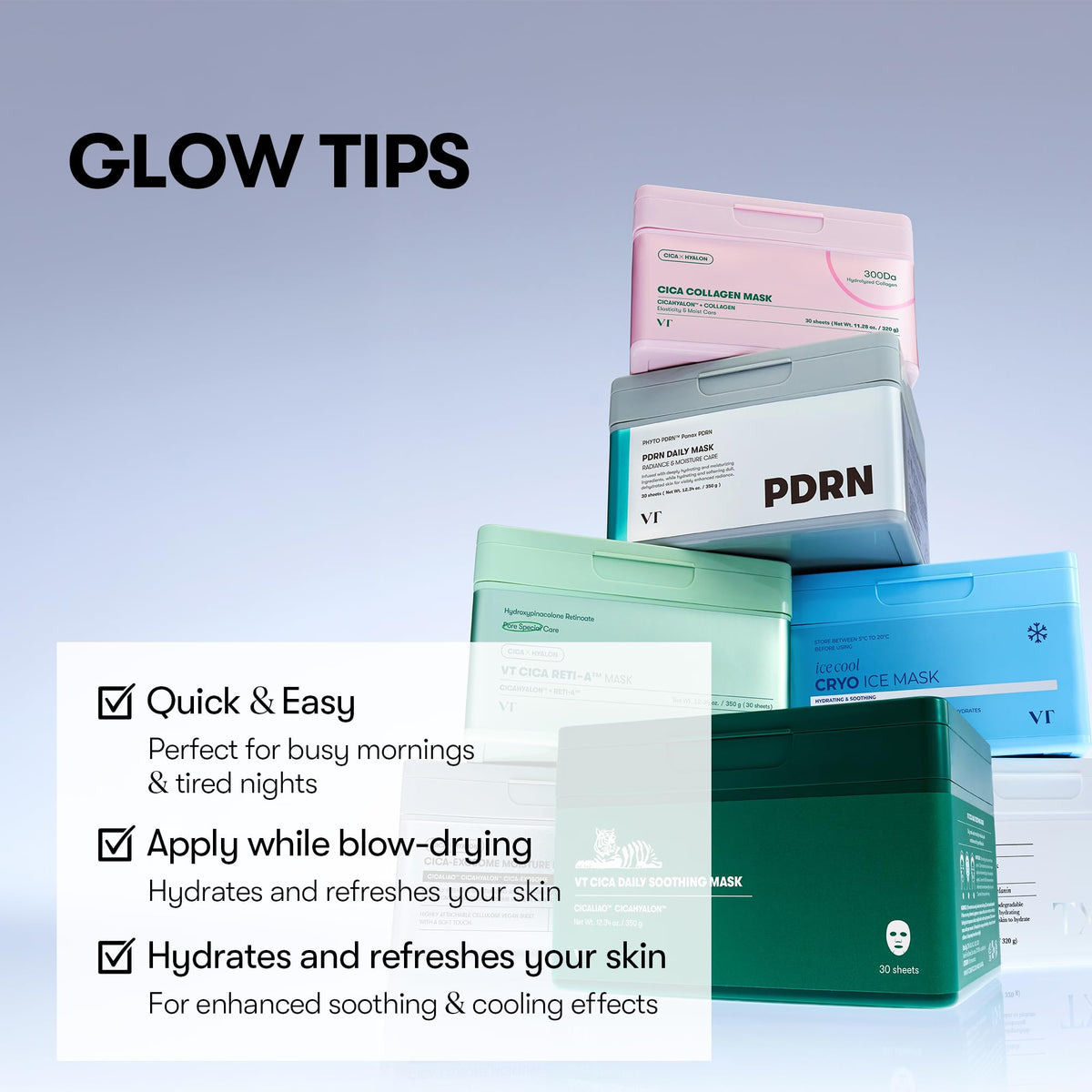 VT COSMETICS label and ingredients list showing retinol complex and calming Cica benefits