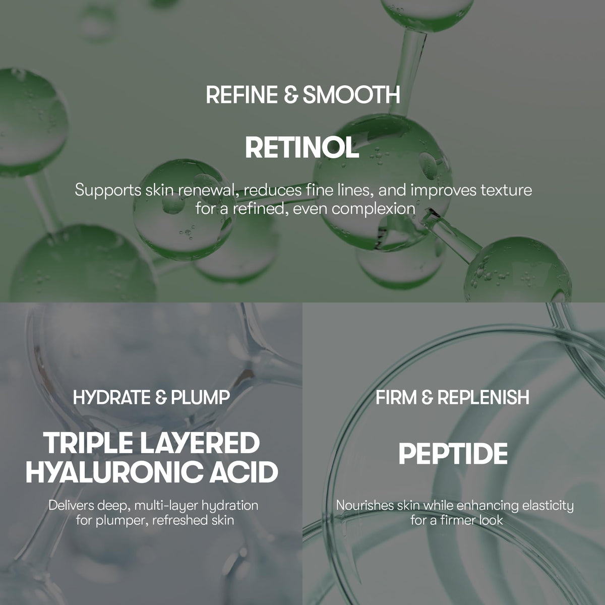 VT COSMETICS close-up of mask serum texture highlighting hydrating, smooth feel