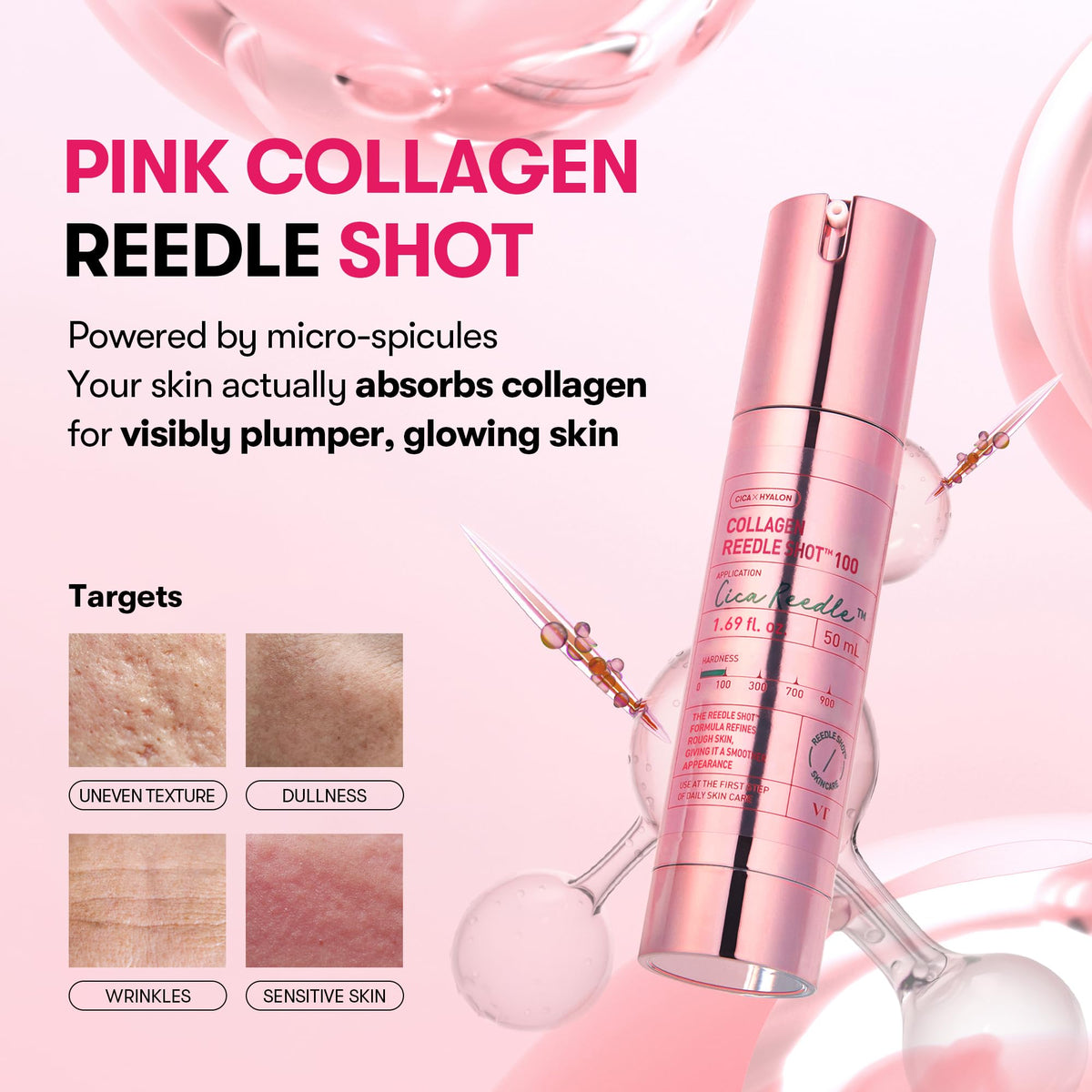 VT COSMETICS dropper dispensing serum demonstrating precise application