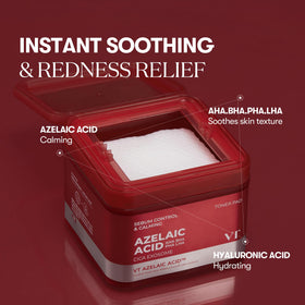 VT COSMETICS pad soaked with serum to show hydrating formula benefit
