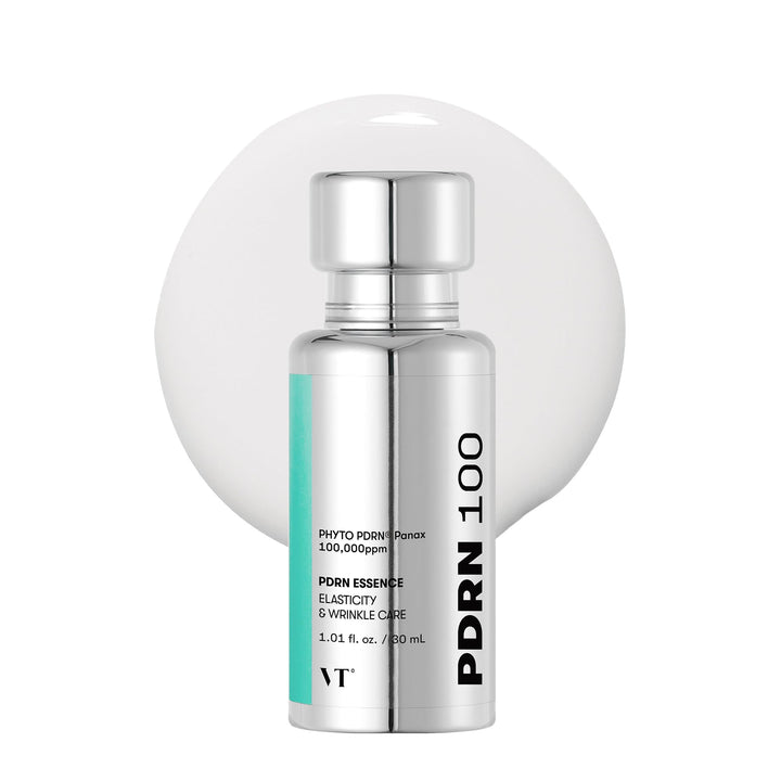 VT COSMETICS front packaging showing bottle and box, clear brand visibility and elegant design