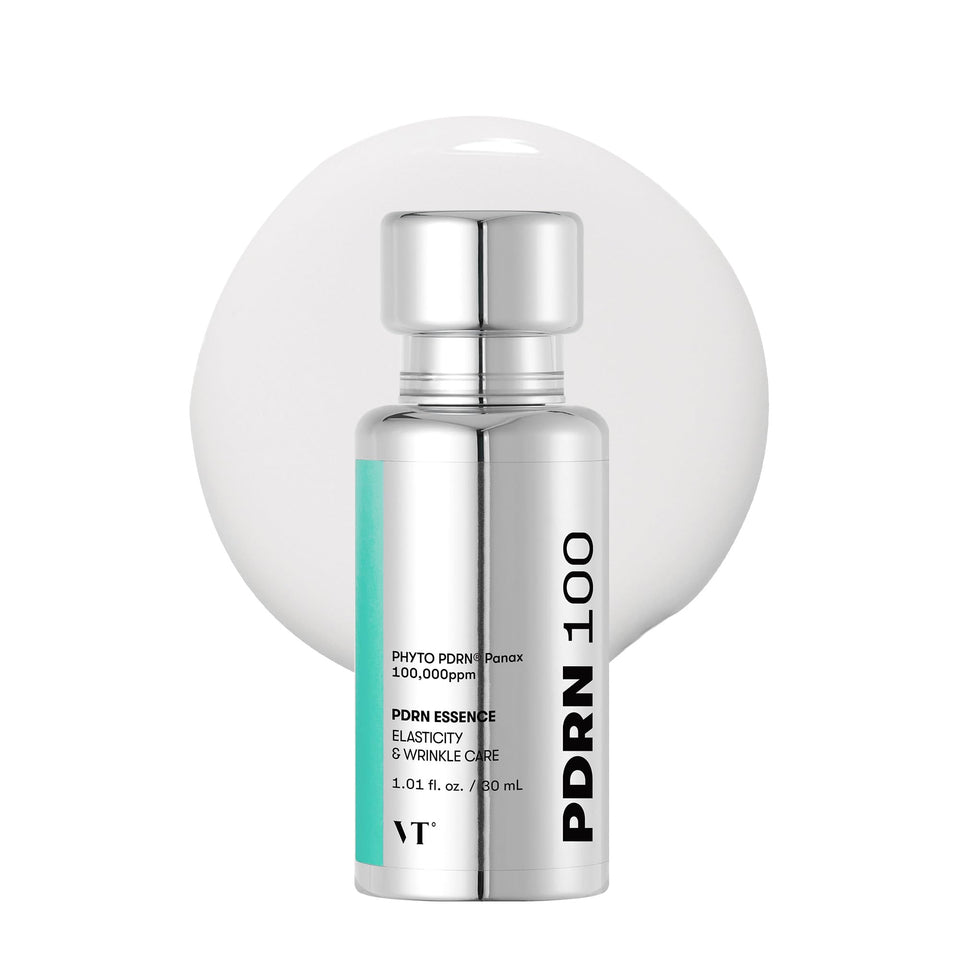 VT COSMETICS front packaging showing bottle and box, clear brand visibility and elegant design