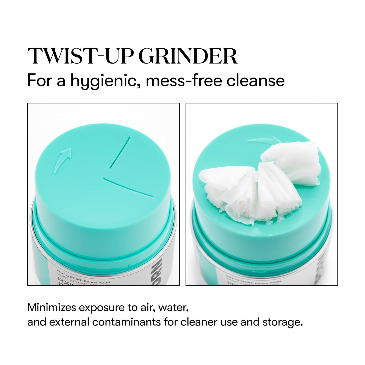 VT COSMETICS balm in use removing mascara, showing effective long-wear makeup lift