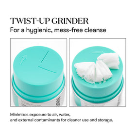 VT COSMETICS balm in use removing mascara, showing effective long-wear makeup lift