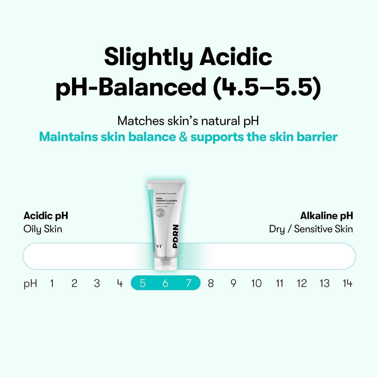 VT COSMETICS cleanser staged on bathroom shelf suggesting daily routine benefit