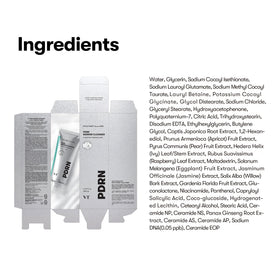 VT COSMETICS model applying foam to face to show soothing, non-drying benefit