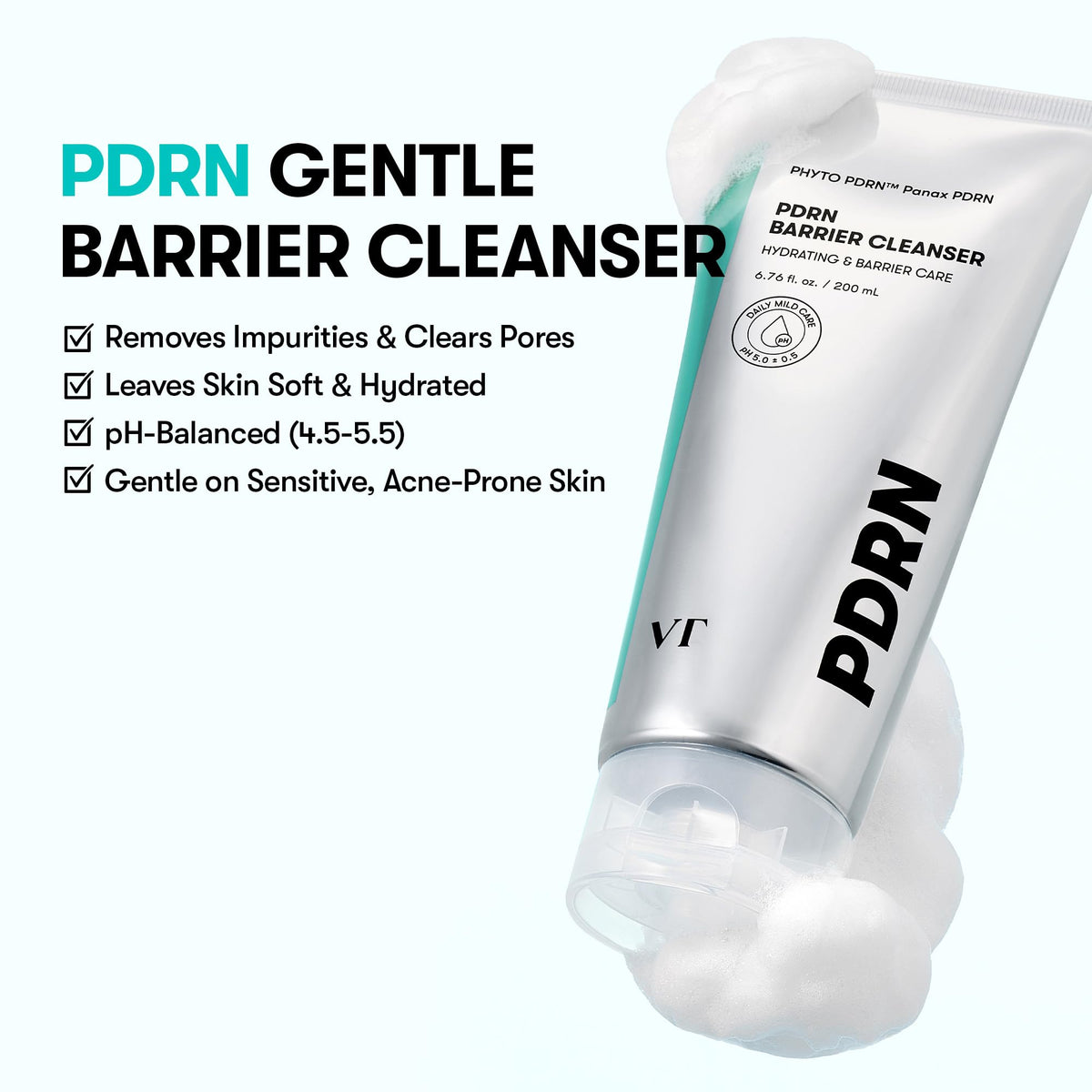 VT COSMETICS pump dispenser detail for easy controlled dosing benefit
