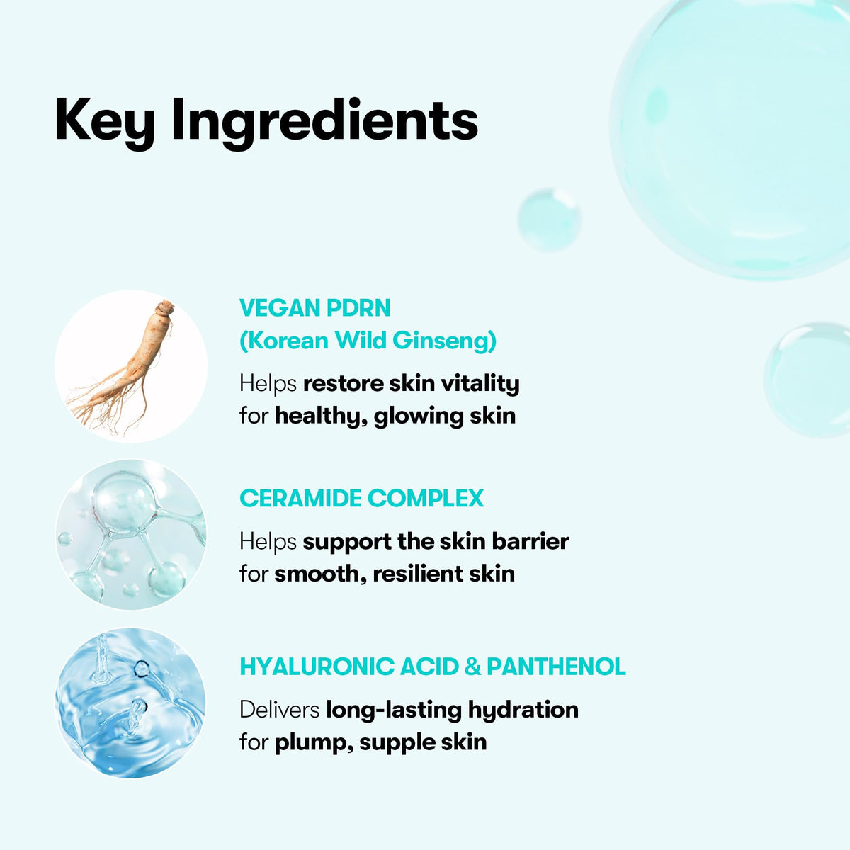VT COSMETICS essence pouring to show lightweight, non-sticky hydration feel